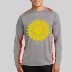 Long Sleeve Heather Colorblock Contender ™ Tee Thumbnail