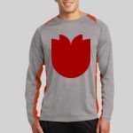 Long Sleeve Heather Colorblock Contender ™ Tee Thumbnail