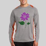 Long Sleeve Heather Colorblock Contender ™ Tee Thumbnail