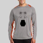 Long Sleeve Heather Colorblock Contender ™ Tee Thumbnail