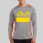 Long Sleeve Heather Colorblock Contender ™ Tee Thumbnail