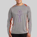 Long Sleeve Heather Colorblock Contender ™ Tee Thumbnail
