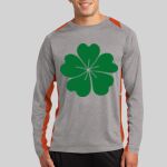 Long Sleeve Heather Colorblock Contender ™ Tee Thumbnail