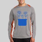 Long Sleeve Heather Colorblock Contender ™ Tee Thumbnail