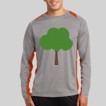 Long Sleeve Heather Colorblock Contender ™ Tee Thumbnail