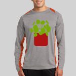 Long Sleeve Heather Colorblock Contender ™ Tee Thumbnail