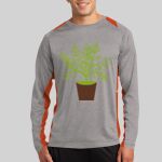 Long Sleeve Heather Colorblock Contender ™ Tee Thumbnail