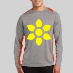 Long Sleeve Heather Colorblock Contender ™ Tee Thumbnail
