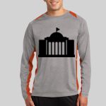 Long Sleeve Heather Colorblock Contender ™ Tee Thumbnail