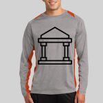 Long Sleeve Heather Colorblock Contender ™ Tee Thumbnail