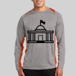 Long Sleeve Heather Colorblock Contender ™ Tee Thumbnail