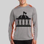 Long Sleeve Heather Colorblock Contender ™ Tee Thumbnail