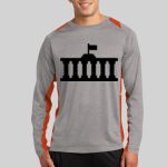 Long Sleeve Heather Colorblock Contender ™ Tee Thumbnail