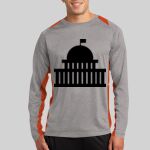 Long Sleeve Heather Colorblock Contender ™ Tee Thumbnail
