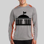 Long Sleeve Heather Colorblock Contender ™ Tee Thumbnail