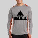 Long Sleeve Heather Colorblock Contender ™ Tee Thumbnail