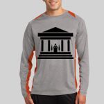 Long Sleeve Heather Colorblock Contender ™ Tee Thumbnail