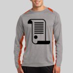 Long Sleeve Heather Colorblock Contender ™ Tee Thumbnail