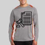 Long Sleeve Heather Colorblock Contender ™ Tee Thumbnail