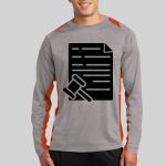 Long Sleeve Heather Colorblock Contender ™ Tee Thumbnail