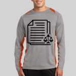 Long Sleeve Heather Colorblock Contender ™ Tee Thumbnail