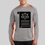 Long Sleeve Heather Colorblock Contender ™ Tee Thumbnail