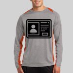 Long Sleeve Heather Colorblock Contender ™ Tee Thumbnail