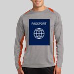 Long Sleeve Heather Colorblock Contender ™ Tee Thumbnail