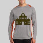 Long Sleeve Heather Colorblock Contender ™ Tee Thumbnail