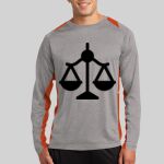 Long Sleeve Heather Colorblock Contender ™ Tee Thumbnail