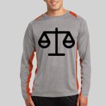 Long Sleeve Heather Colorblock Contender ™ Tee Thumbnail