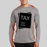 Long Sleeve Heather Colorblock Contender ™ Tee Thumbnail