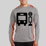 Long Sleeve Heather Colorblock Contender ™ Tee Thumbnail