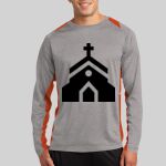 Long Sleeve Heather Colorblock Contender ™ Tee Thumbnail