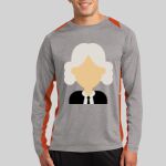 Long Sleeve Heather Colorblock Contender ™ Tee Thumbnail