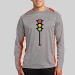 Long Sleeve Heather Colorblock Contender ™ Tee Thumbnail