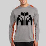 Long Sleeve Heather Colorblock Contender ™ Tee Thumbnail