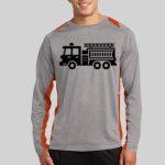 Long Sleeve Heather Colorblock Contender ™ Tee Thumbnail