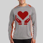 Long Sleeve Heather Colorblock Contender ™ Tee Thumbnail