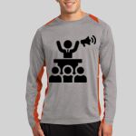 Long Sleeve Heather Colorblock Contender ™ Tee Thumbnail