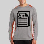 Long Sleeve Heather Colorblock Contender ™ Tee Thumbnail