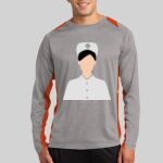 Long Sleeve Heather Colorblock Contender ™ Tee Thumbnail