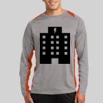 Long Sleeve Heather Colorblock Contender ™ Tee Thumbnail