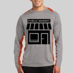 Long Sleeve Heather Colorblock Contender ™ Tee Thumbnail
