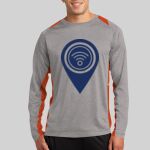 Long Sleeve Heather Colorblock Contender ™ Tee Thumbnail