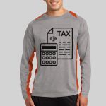 Long Sleeve Heather Colorblock Contender ™ Tee Thumbnail