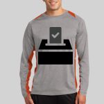 Long Sleeve Heather Colorblock Contender ™ Tee Thumbnail