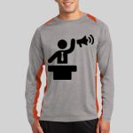 Long Sleeve Heather Colorblock Contender ™ Tee Thumbnail