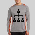 Long Sleeve Heather Colorblock Contender ™ Tee Thumbnail