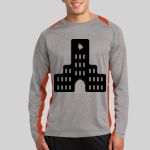 Long Sleeve Heather Colorblock Contender ™ Tee Thumbnail